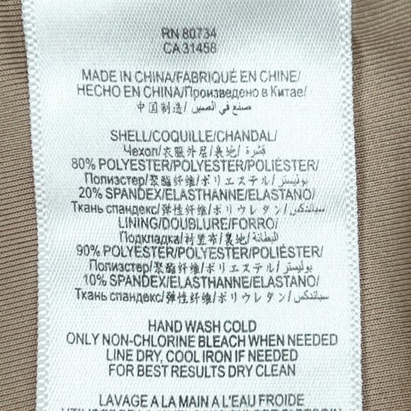 BCBGMaxAzria Kira Colorblock One Shoulder Ruched Bodycon Mini Dress. Size M - Picture 5 of 11